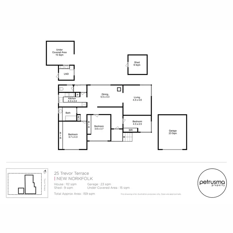 Floorplan of Homely house listing, 25 Trevor Terrace, New Norfolk TAS 7140