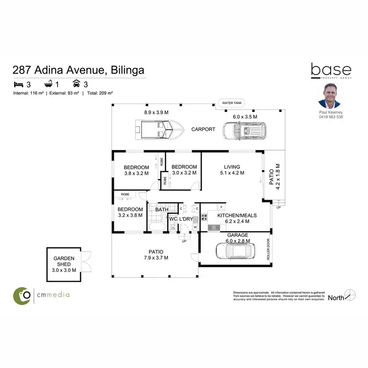 Floorplan of Homely house listing, 287 Adina Avenue, Bilinga QLD 4225