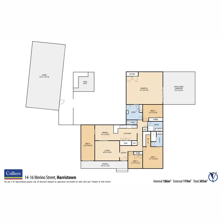 Floorplan of Homely house listing, 34/2 Merino Street, Harristown QLD 4350