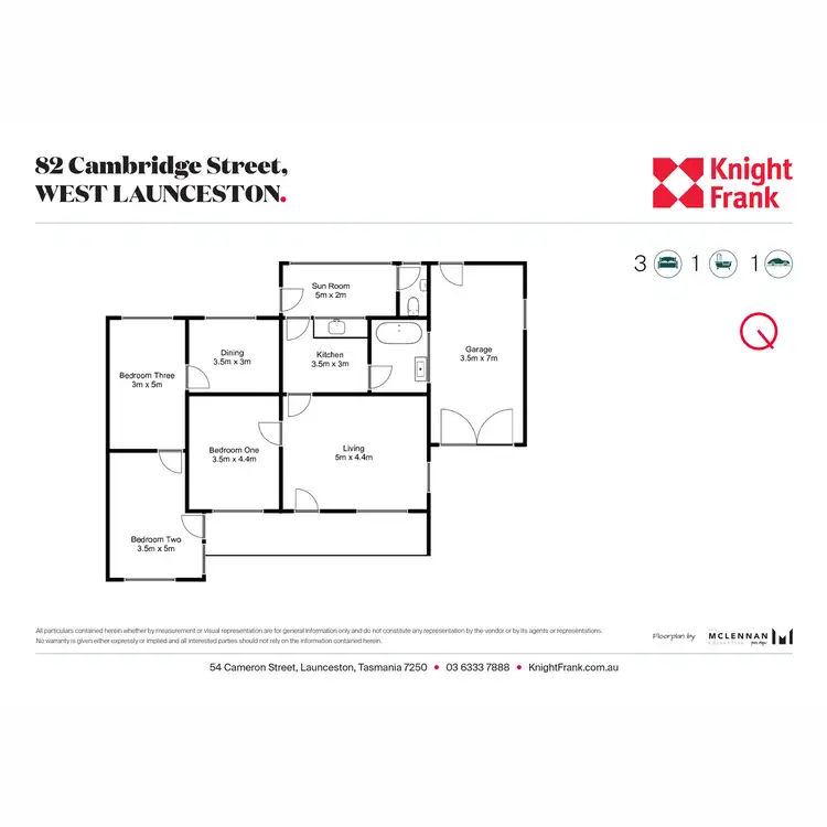 Floorplan of Homely house listing, 82 Cambridge Street, West Launceston TAS 7250