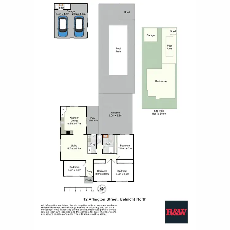 Floorplan of Homely house listing, 12 Arlington Street, Belmont North NSW 2280
