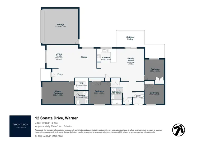 Floorplan of Homely house listing, 12 Sonata Drive, Warner QLD 4500