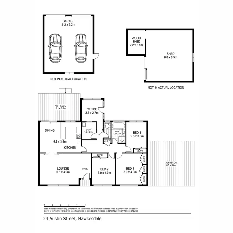 Floorplan of Homely rural property listing, 24 Austin Street, Hawkesdale VIC 3287