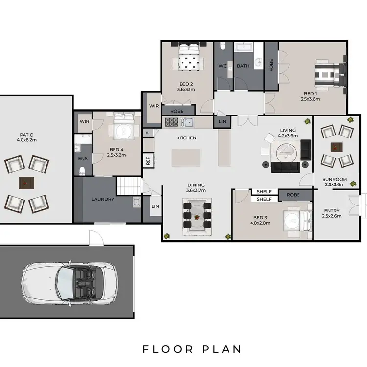 Floorplan of Homely house listing, 234 Geddes Street,, Centenary Heights QLD 4350
