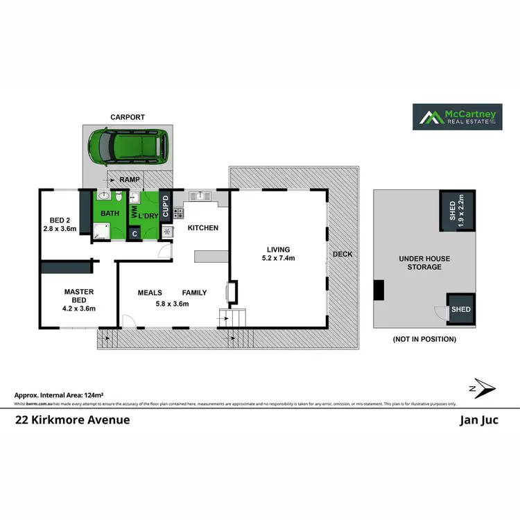 Floorplan of Homely house listing, 22 Kirkmore Avenue, Jan Juc VIC 3228
