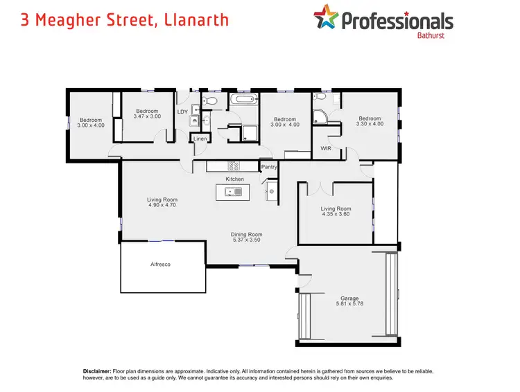 Floorplan of Homely house listing, 3 Meagher Street, Llanarth NSW 2795