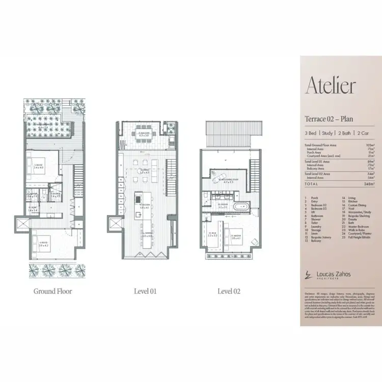 Floorplan of Homely terrace listing, 2/1a Chermside Street, Teneriffe QLD 4005