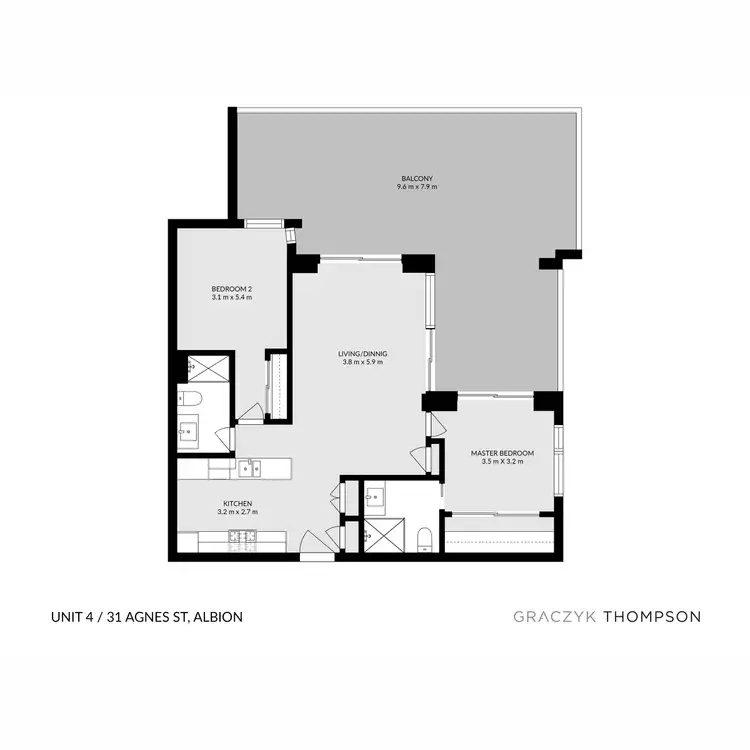 Floorplan of Homely apartment listing, 4/31 Agnes Street, Albion QLD 4010