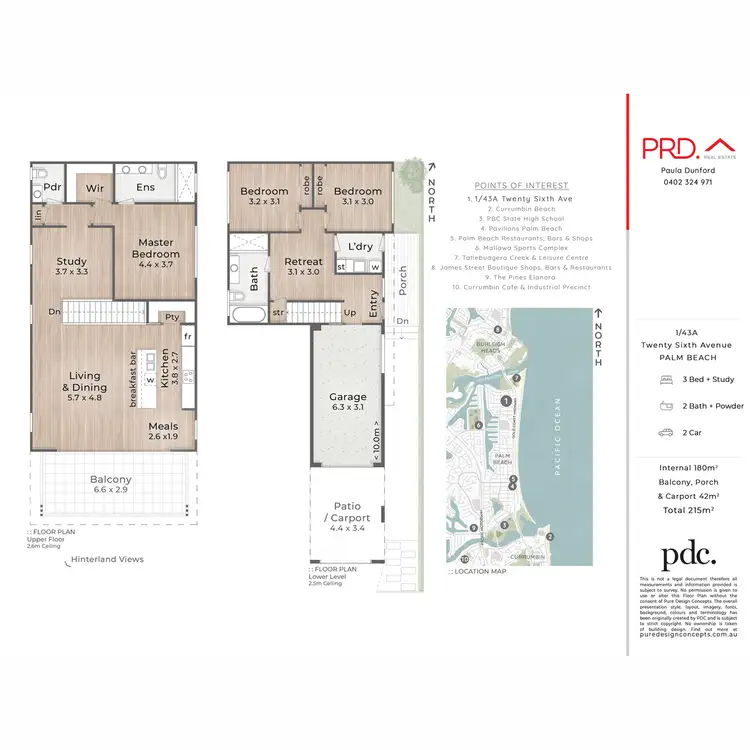 Floorplan of Homely house listing, 1/43A Twenty Sixth Avenue, Palm Beach QLD 4221