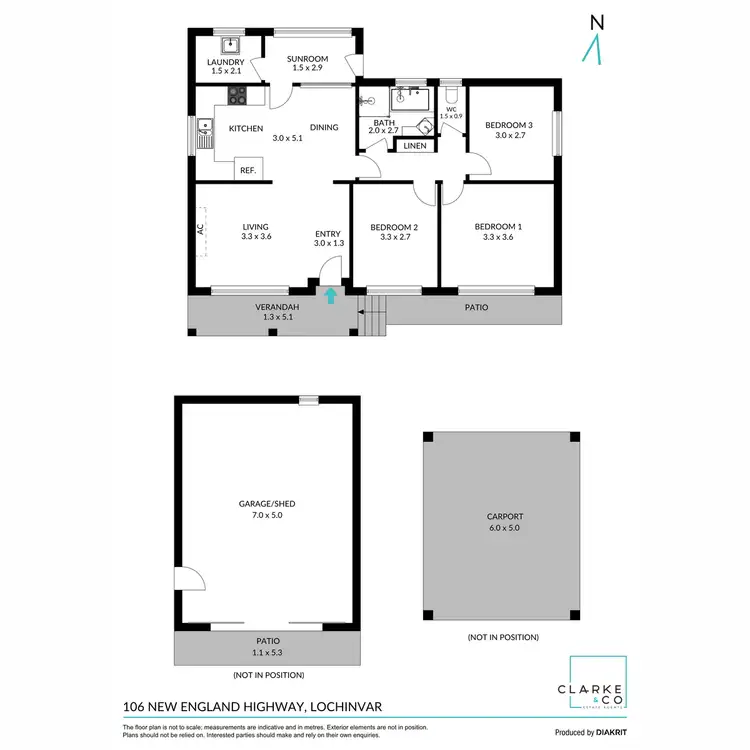 Floorplan of Homely house listing, 106 New England Highway, Lochinvar NSW 2321