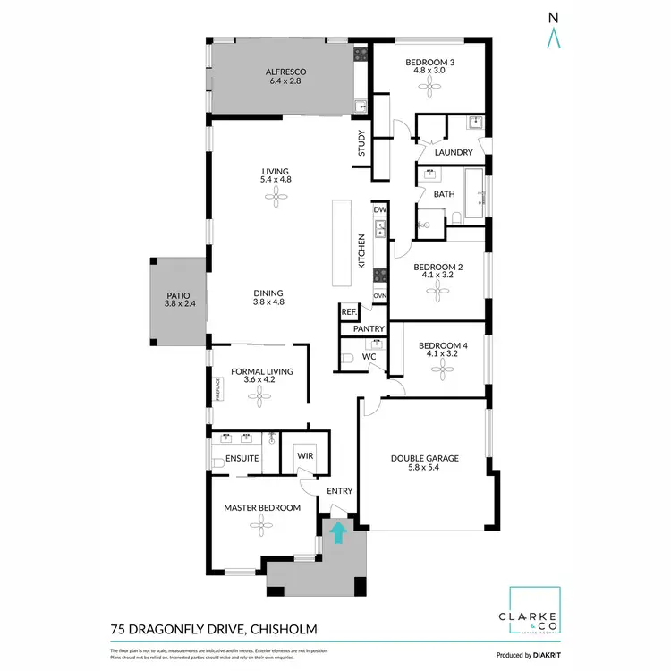 Floorplan of Homely house listing, 75 Dragonfly Drive, Chisholm NSW 2322