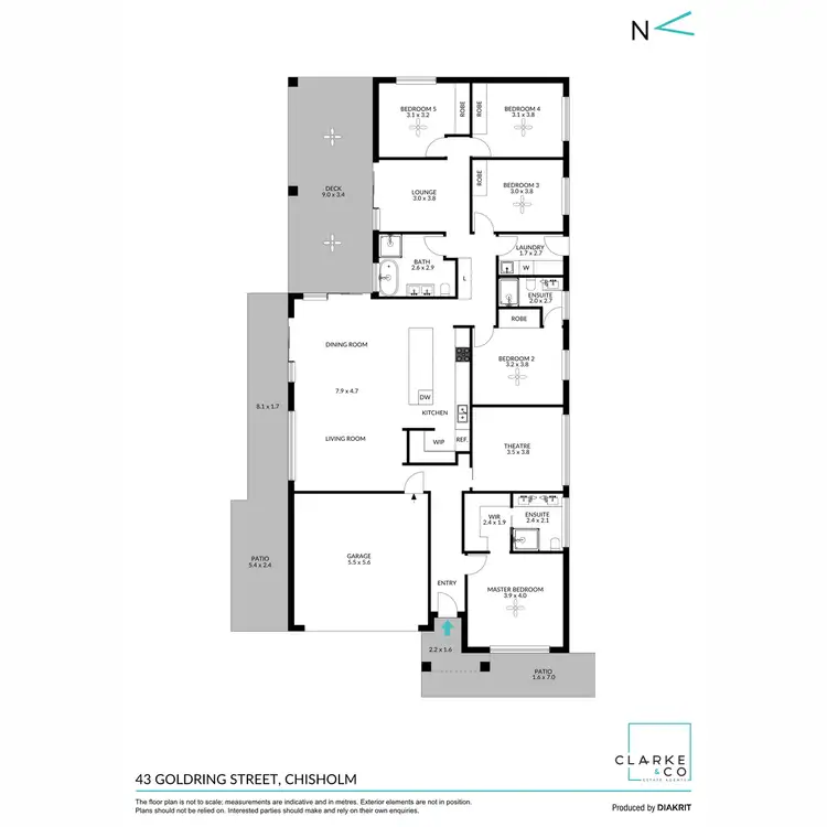 Floorplan of Homely house listing, 43 Goldring Street, Chisholm NSW 2322