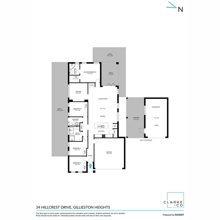 Floorplan of Homely house listing, 34 Hillcrest Drive, Gillieston Heights NSW 2321