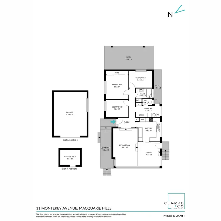 Floorplan of Homely house listing, 11 Monterey Avenue, Macquarie Hills NSW 2285