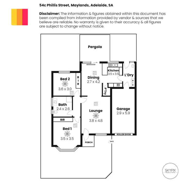 Floorplan of Homely house listing, 54c Phillis Street, Maylands SA 5069