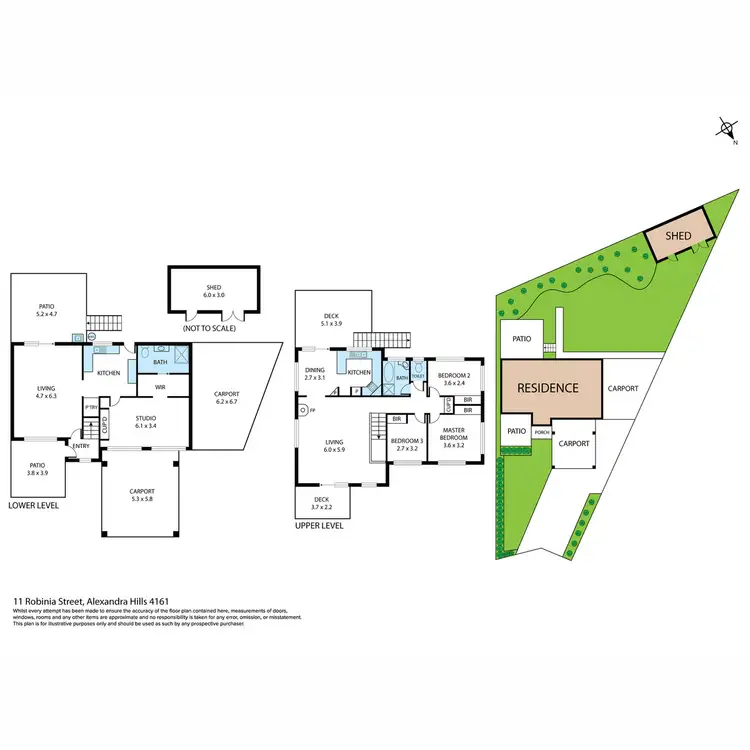 Floorplan of Homely house listing, 11 Robinia Street, Alexandra Hills QLD 4161