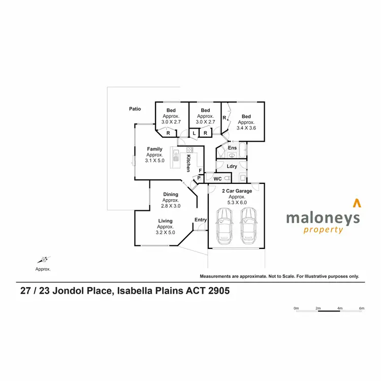 Floorplan of Homely townhouse listing, 27/23 Jondol Place, Isabella Plains ACT 2905