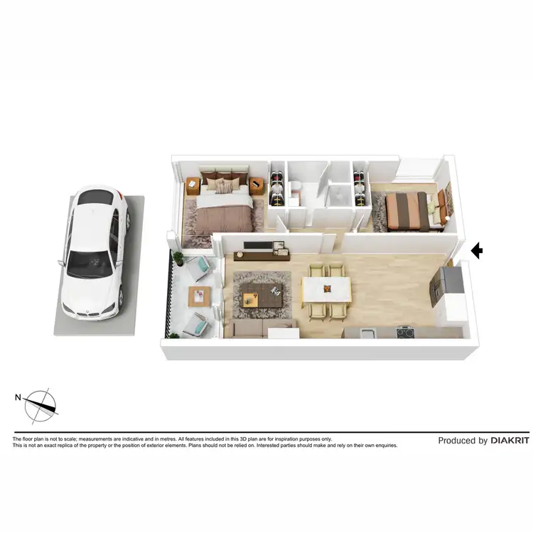 Floorplan of Homely apartment listing, 1112/39 Coventry Street, Southbank VIC 3006