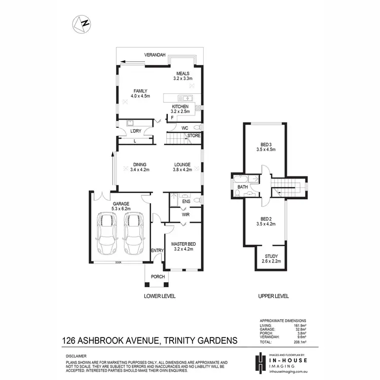 Floorplan of Homely house listing, 126 Ashbrook Avenue, Trinity Gardens SA 5068