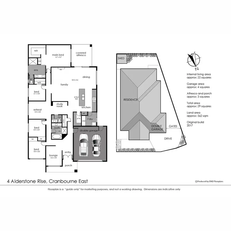 Floorplan of Homely house listing, 4 Alderstone Rise, Cranbourne East VIC 3977