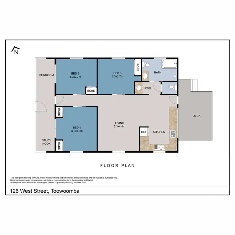 Floorplan of Homely house listing, 126 West Street,, Toowoomba City QLD 4350