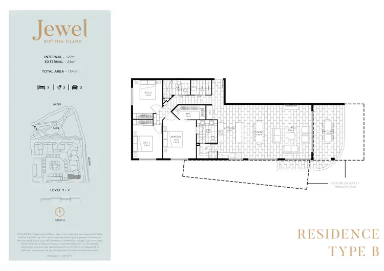 Floorplan of Homely apartment listing, 414/929 Waterside Retreat, Birtinya QLD 4575