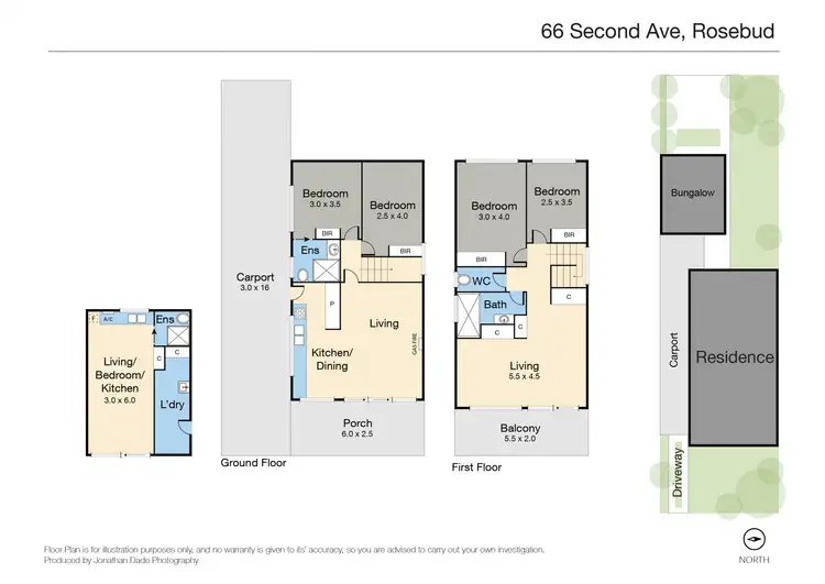 Floorplan of Homely house listing, 66 Second Avenue, Rosebud VIC 3939