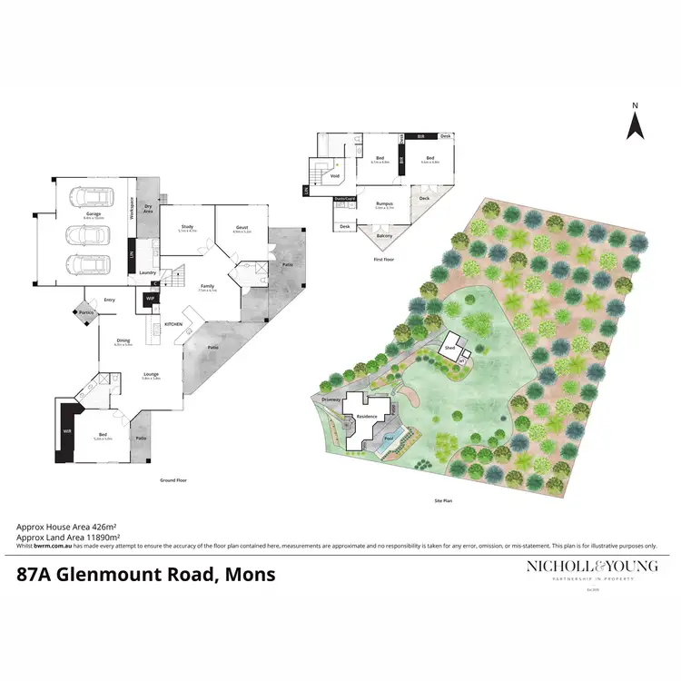 Floorplan of Homely rural property listing, 87A Glenmount Road, Mons QLD 4556