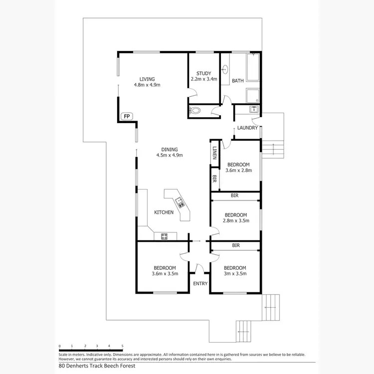 Floorplan of Homely rural property listing, 80 Dehnerts Track, Beech Forest VIC 3237