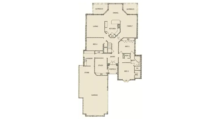 Floorplan of Homely house listing, 4 Santavea Mews, Halls Head WA 6210