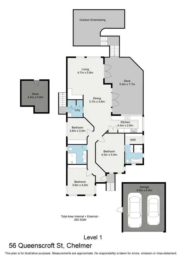 Floorplan of Homely house listing, 56 Queenscroft Street, Chelmer QLD 4068