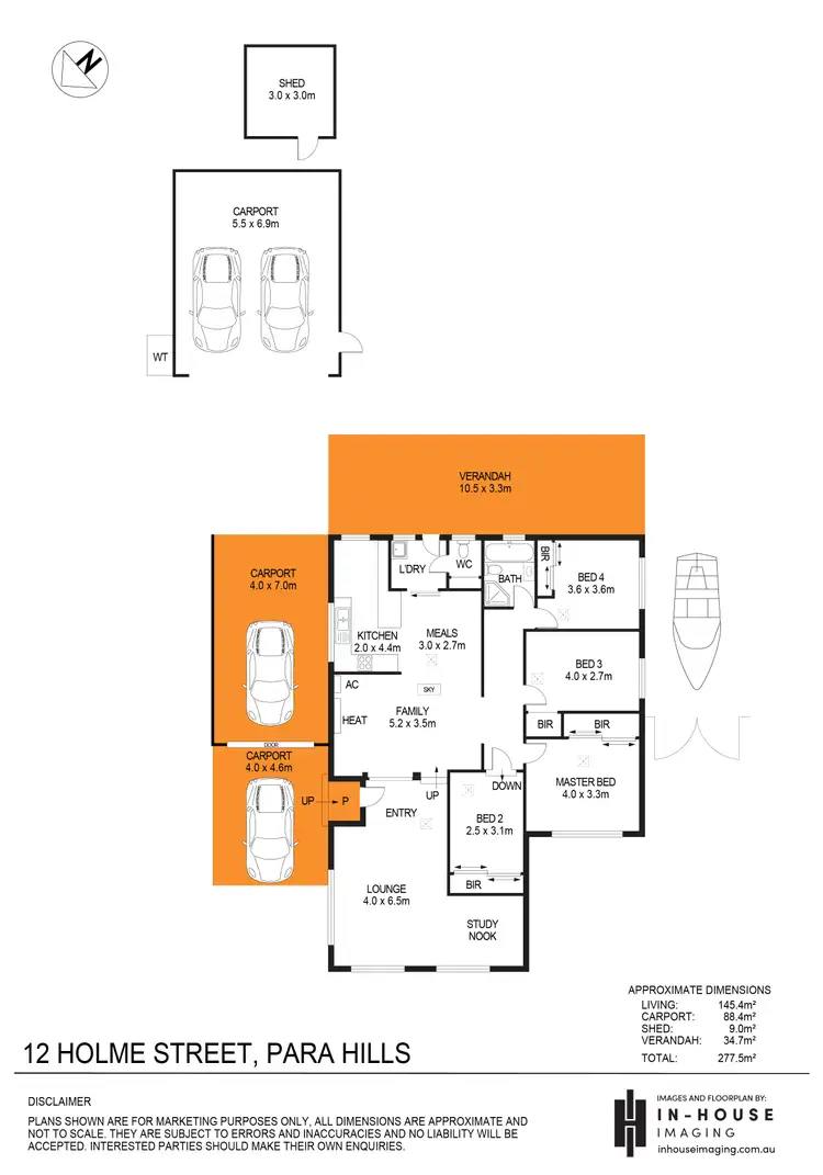 Floorplan of Homely house listing, 12 Holme Street, Para Hills SA 5096