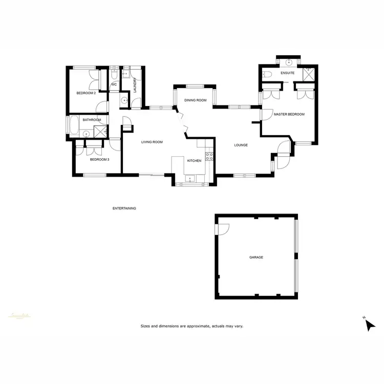 Floorplan of Homely house listing, 5 Churchill Way, Gordon ACT 2906