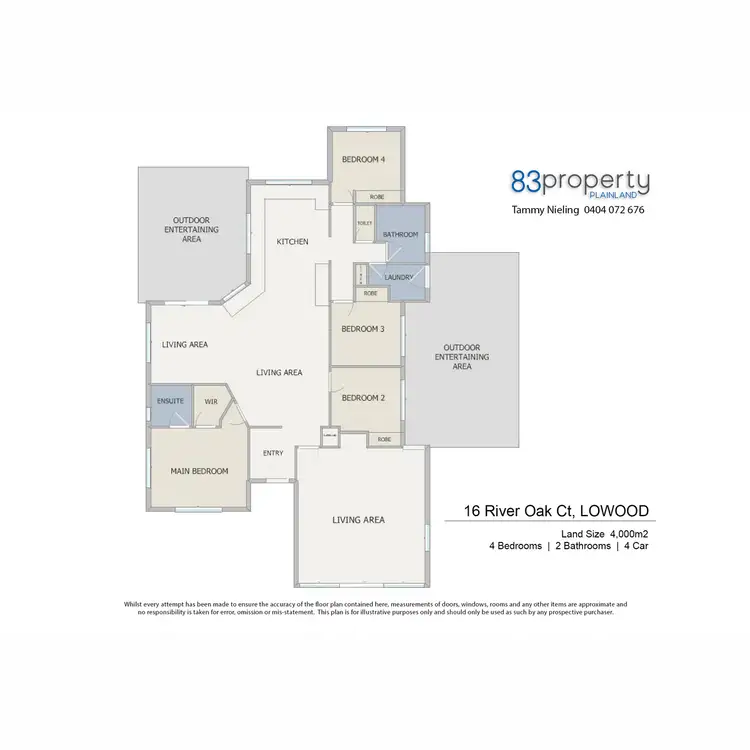 Floorplan of Homely house listing, 16 River Oak Court, Lowood QLD 4311