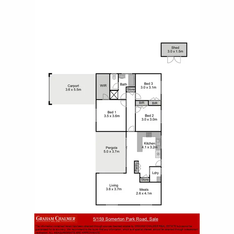 Floorplan of Homely townhouse listing, 5/159-161 Somerton Park Road, Sale VIC 3850
