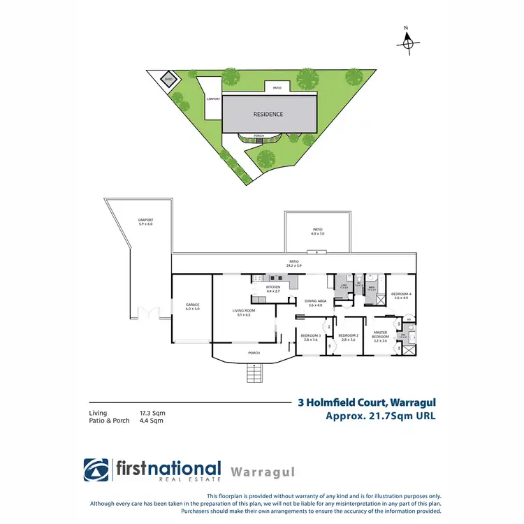Floorplan of Homely house listing, 3 Holmfield Court, Warragul VIC 3820
