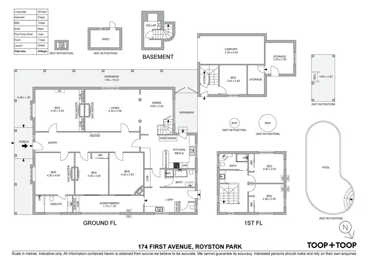 Floorplan of Homely house listing, 174 First Avenue, Royston Park SA 5070