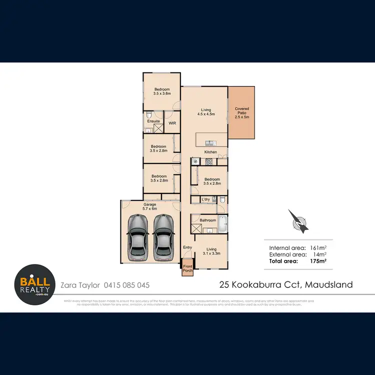 Floorplan of Homely house listing, 25 Kookaburra Circuit, Maudsland QLD 4210