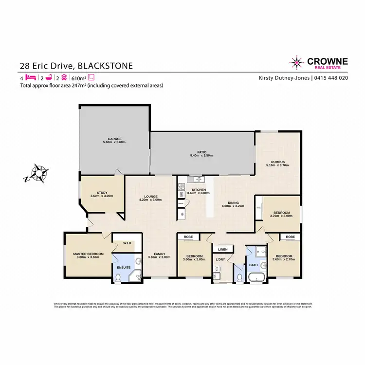 Floorplan of Homely house listing, 28 Eric Drive, Blackstone QLD 4304