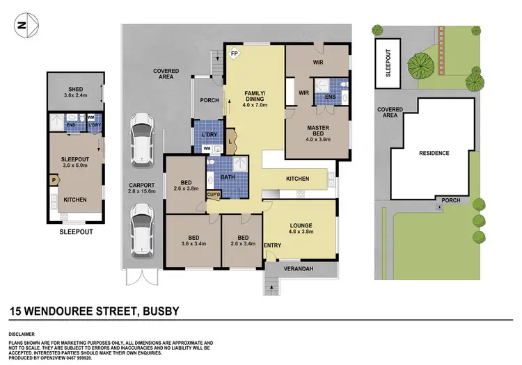 Floorplan of Homely house listing, 15 Wendouree Street, Busby NSW 2168
