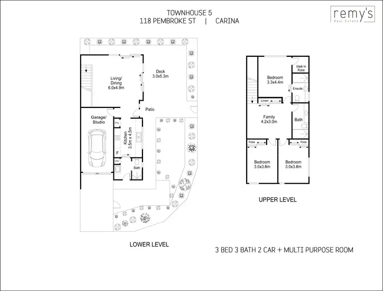 Floorplan of Homely townhouse listing, 5/118 Pembroke Street, Carina QLD 4152