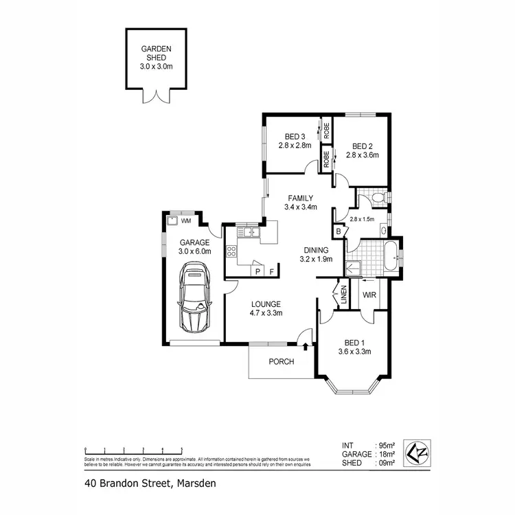 Floorplan of Homely house listing, 40 Brandon Street, Marsden QLD 4132