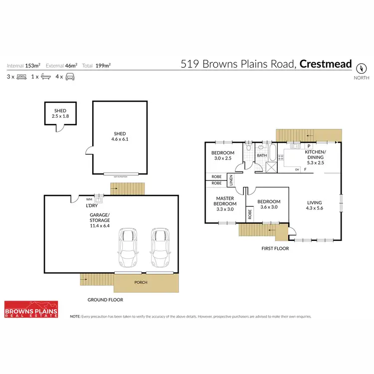 Floorplan of Homely house listing, 519 Browns Plains Road, Crestmead QLD 4132