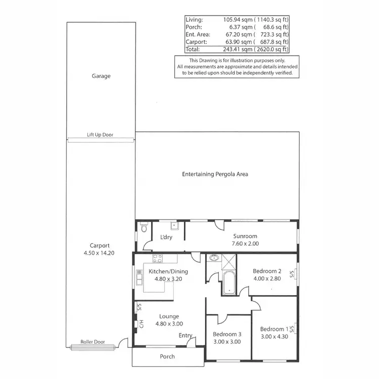 Floorplan of Homely house listing, 8 Melrose Avenue, Clare SA 5453