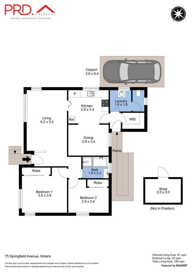 Floorplan of Homely house listing, 75 Springfield Avenue, Kotara NSW 2289
