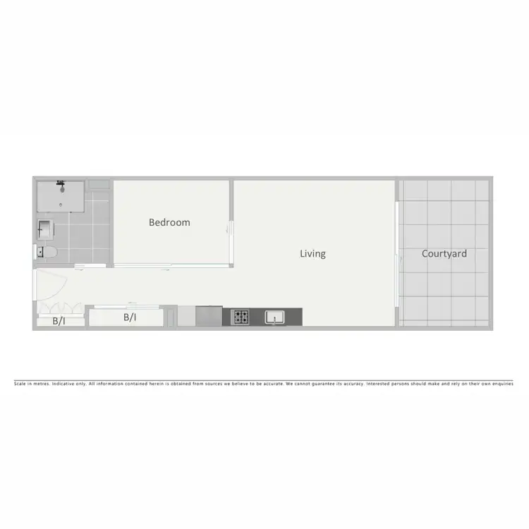 Floorplan of Homely apartment listing, 4/24 Brookes Street, Bowen Hills QLD 4006