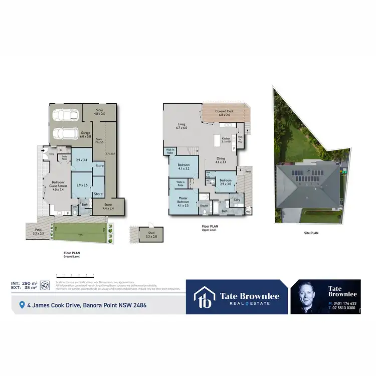 Floorplan of Homely house listing, 4 James Cook Drive, Banora Point NSW 2486