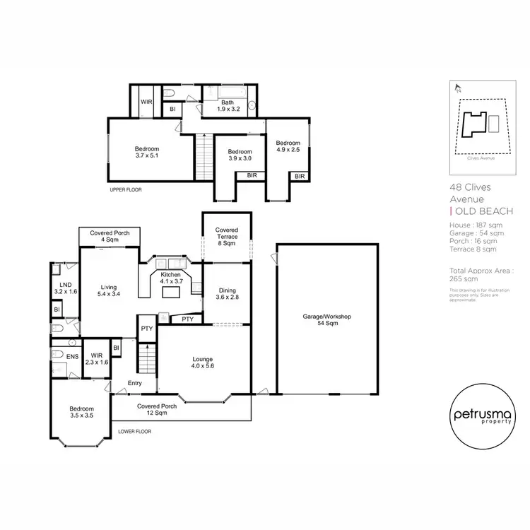 Floorplan of Homely house listing, 48 Clives Avenue, Old Beach TAS 7017