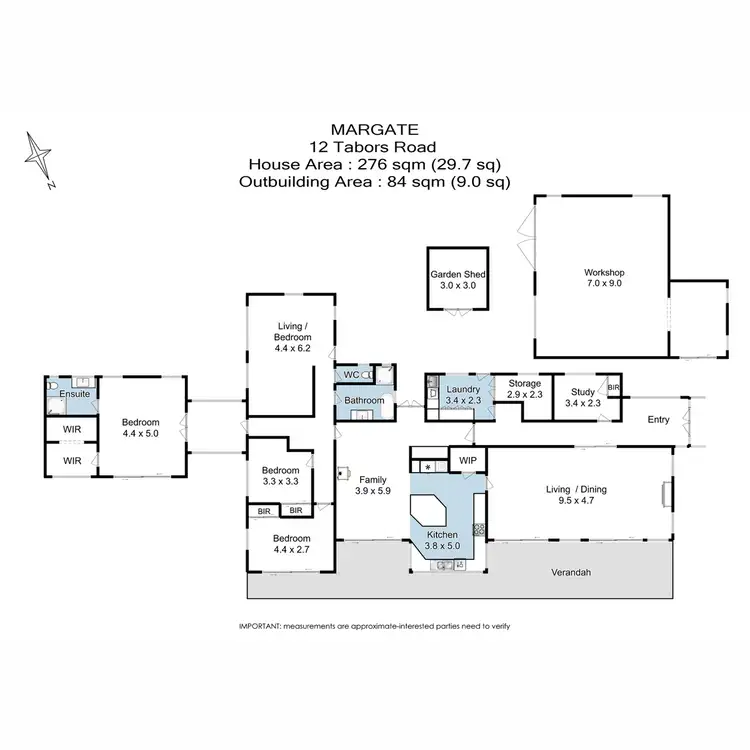 Floorplan of Homely house listing, 12 Tabors Road, Margate TAS 7054