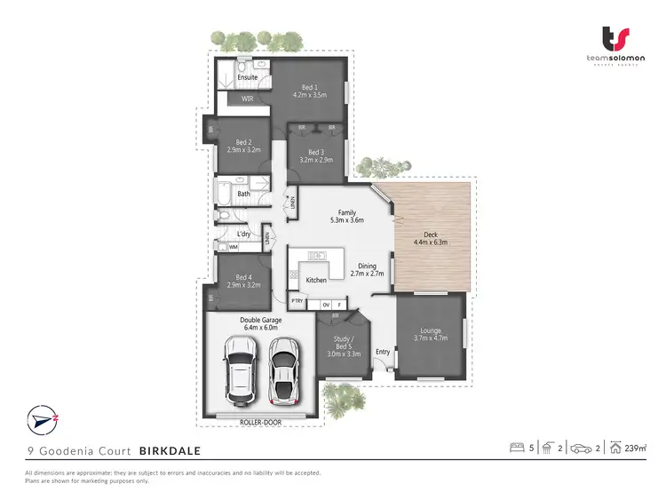Floorplan of Homely house listing, 9 Goodenia Court, Birkdale QLD 4159